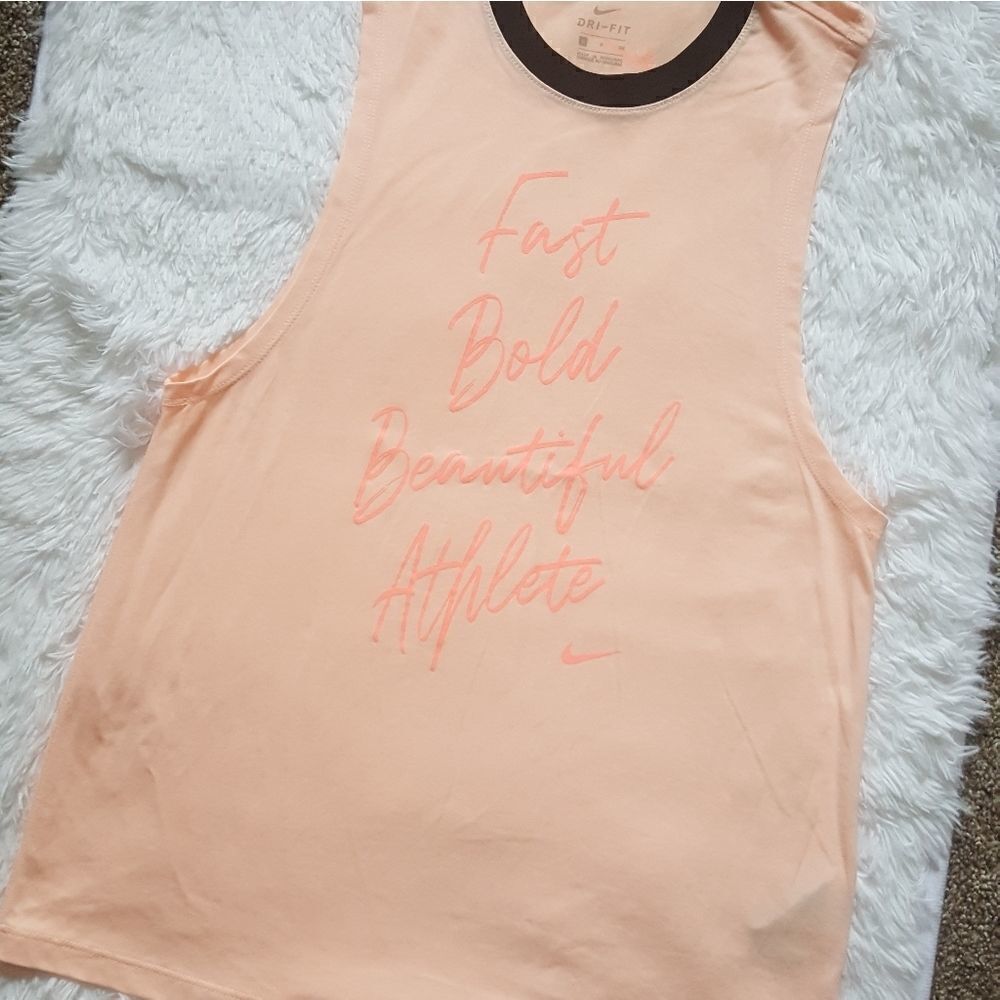 Nike fast bold beautiful athlete sleeveless top
